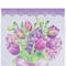 Welcome Purple Floral Bouquet Outdoor House Flag 28" x 40"